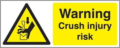 Warning Crush Injury Risk Signs | Seton