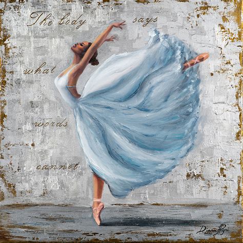 Ballerina Canvas Painting - Dancer Original Art