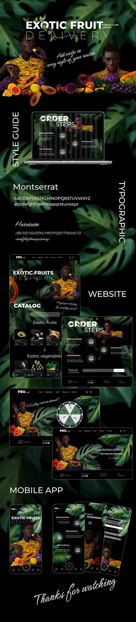 EXOTIC FRUIT DELIVERY :: Behance