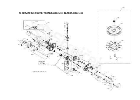 Spare parts - Partlist - HYDRO GEAR TRANSAXLE HYDROGEAR TRANSAXLE T2, 2011 - TRANSMISSION ...