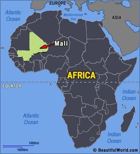 Map of Mali - Facts & Information - Beautiful World Travel Guide