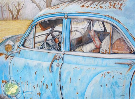 Rusty Blue Car | Rusty Blue Car - Amanda Marks ajsarts@gmail… | Flickr