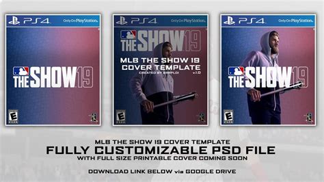 Download Now: MLB The Show 19 Cover PSD Template (v.1.0) : MLBTheShow