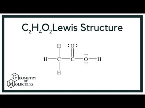 C2h4o2 Lewis Structure