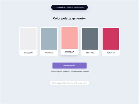 Color Palette Generator by Ildiko Gaspar on Dribbble