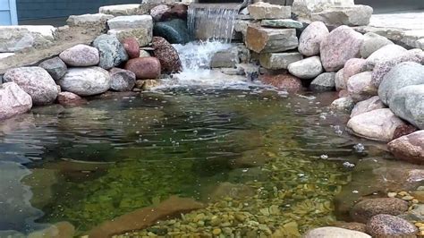 Garden Stone Pond - Patio And Pond Landscaping Natural Stone Pond And ...