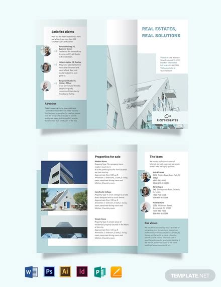 Real Estate Brochure Examples - 46+ Designs in PSD | MS Word | Pages | Publisher | AI | InDesign ...