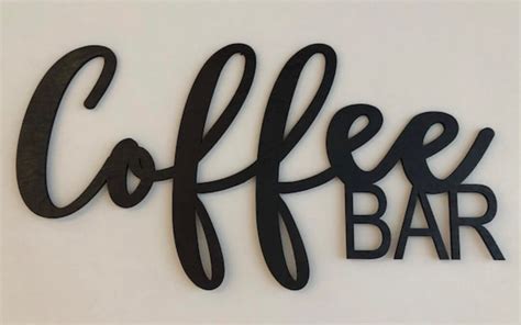 Coffee Bar Sign Coffee Bar Decor Coffee Signs Kitchen - Etsy