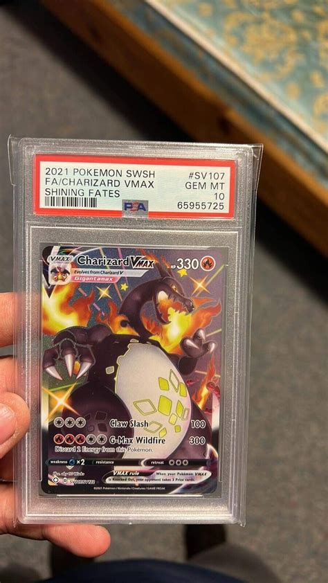 Mavin | 2021 pokemon shining fates charizard vmax psa 10