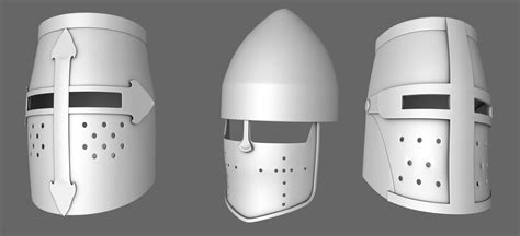 Medievil knight helmet 3D model - TurboSquid 1171667