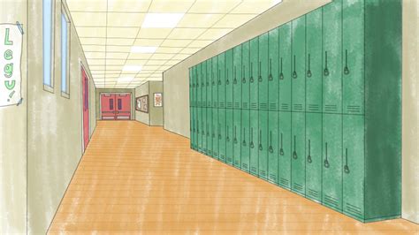 High School Hallway by Moosader on DeviantArt