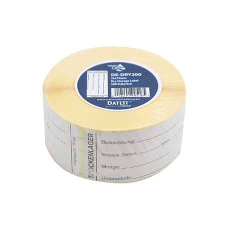 NCCO International Product | Food Safety Labels, Food Safety Products, Permanent Labels | 35mm ...