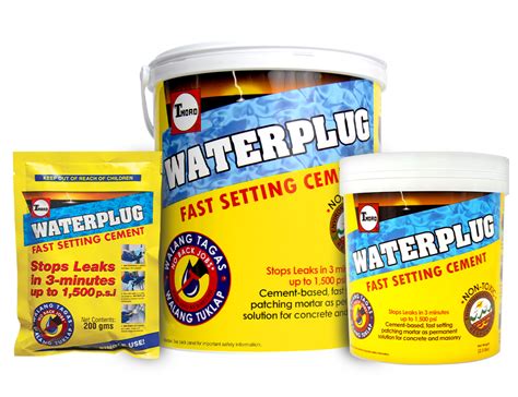 Waterplug Hydraulic Cement