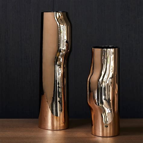 Polished Bronze Bos vases | KOOKU