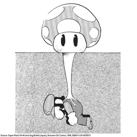 Horrific Mario Manga Reveals 1-UP Mushroom Rising Out Of Plumber - Octo ...