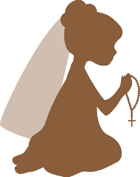 Silhouettes First Communion Clipart. | Oh My First Communion!