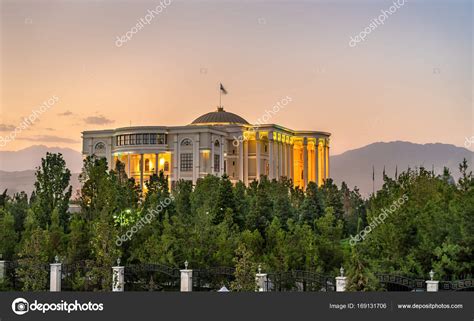 Palace of Nations, the residence of the President of Tajikistan, in ...