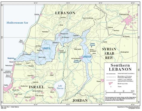 Military Photos South Lebanon UNIFIL Maps