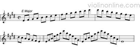 Violin Online - Two Octave Major Violin Scales