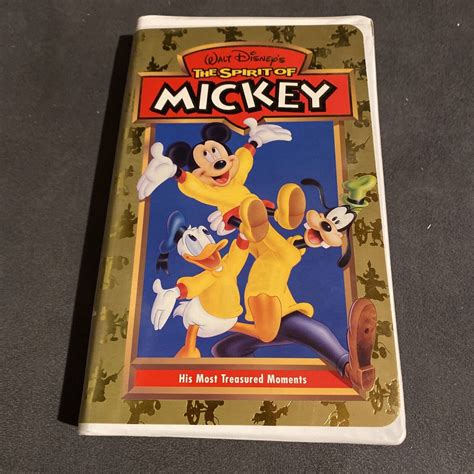 Walt Disney's The Spirit of Mickey (VHS, 1998) Color and B&W 786936029369 | eBay