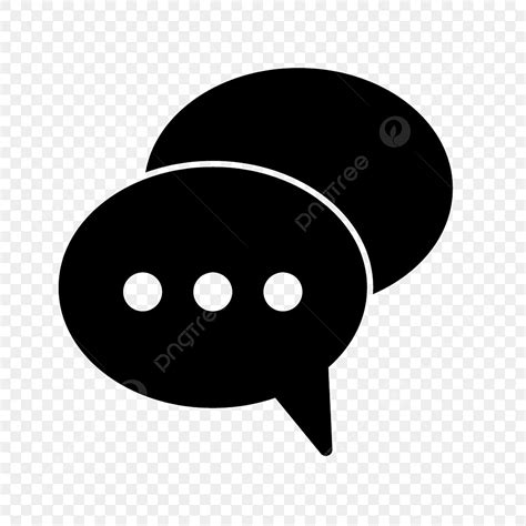 Message Board Silhouette PNG Free, Message Vector Icon, Message Icons, Chat, Conversation PNG ...