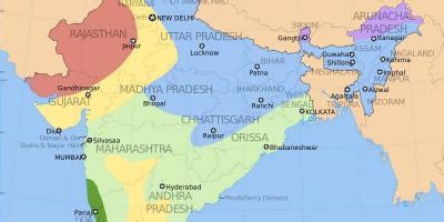 India map - Maps India (Southern Asia - Asia) - Geography