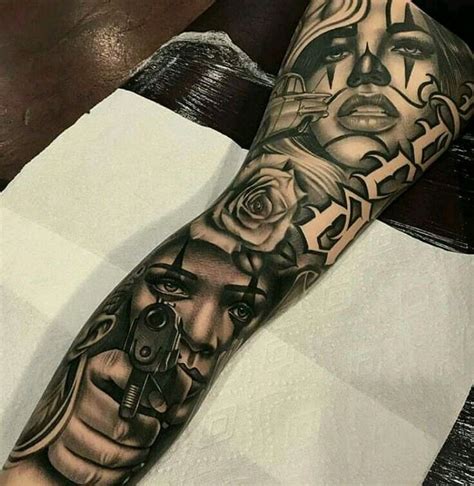 Pin by Julien Bert on Tattoo black&Grey | Chicano tattoos, Chicano tattoos sleeve, Full sleeve ...