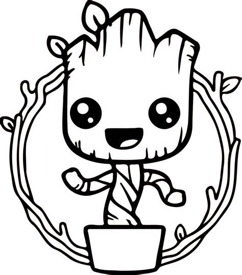 The Best Baby Groot Coloring Page – Home, Family, Style and Art Ideas