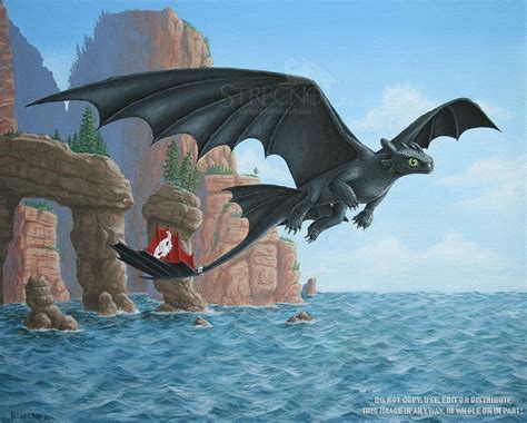 Flying Toothless by Strecno on deviantART | Draghi, Disegni