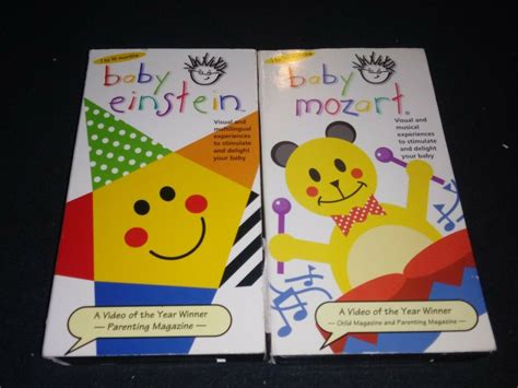 Baby Einstein & Mozart Language Nursery VHS Art lot of 2 videos learning | eBay