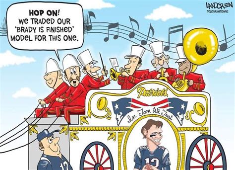 Tom Brady, New England Patriots bandwagon | Editorial cartoons ...