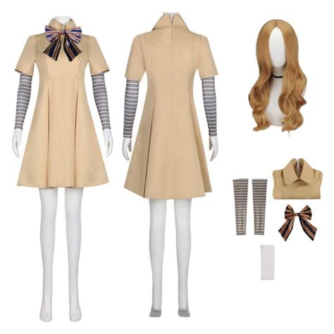 Megan Cosplay Costume Megan Doll Robots Dress Megan Dress For Kids Megan Wigs Girls Costumes ...