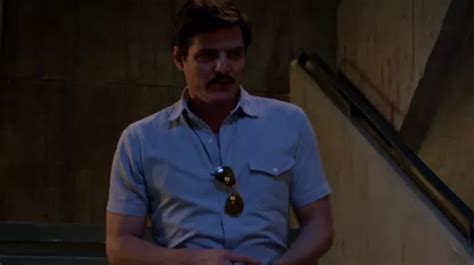 Light Blue Short Sleeve Shirt worn by Javier Peña (Pedro Pascal) in Narcos TV series (Season 3 ...