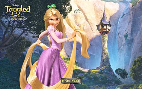 Walt Disney Wallpapers Princess Rapunzel Pascal Walt Disney 139181 | The Best Porn Website