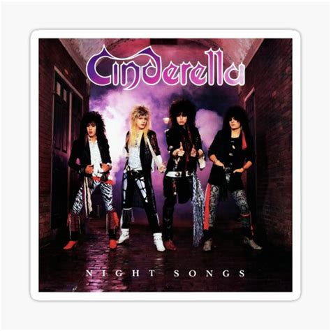 "Cinderella Album Cover Logo Band Music' Sticker" Sticker for Sale by ...