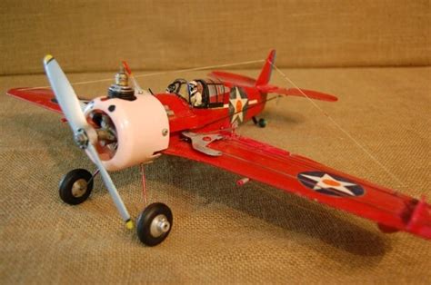 Vintage Model Airplane Control line balsa wood flying model