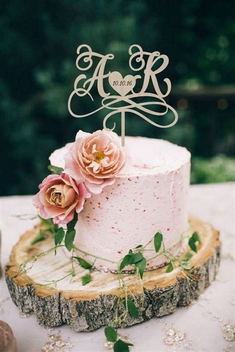 22 Pretty Single Layer Wedding Cakes for 2021 Trends - Oh Best Day Ever ...