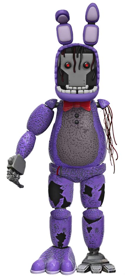 withered bonnie action figure (reload) : r/fivenightsatfreddys