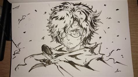 Pen-drawing : Ikoma by RindouShinichi on DeviantArt