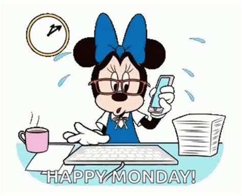 Minnie Mouse Happy Monday GIF | GIFDB.com