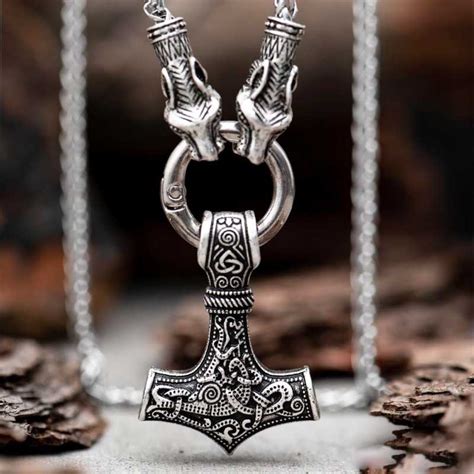 The Spiritual Significance of Wearing Thors Hammer Pendants - Blufashion