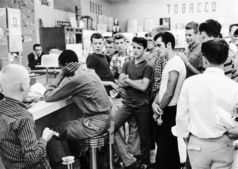 Black youth harassed at lunch counter. 1960 Virginia. [3859x2745 ...