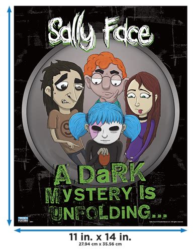 Trends Sally Face Video Game Poster 2-Pack