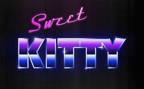 Retro Text Style on Behance