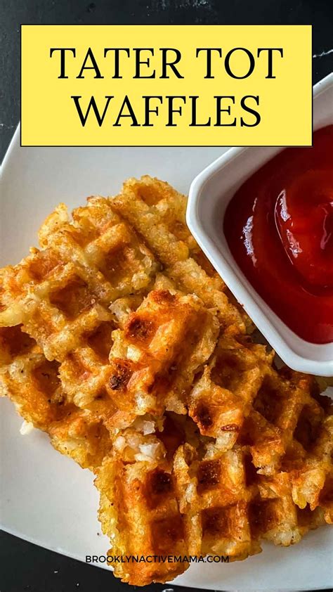 easy tater tot waffles - Brooklyn Active Mama