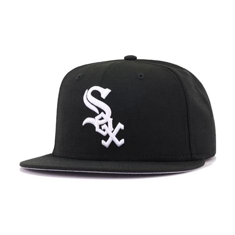 Chicago White Sox Black Cooperstown New Era 59Fifty Fitted – Hat Heaven