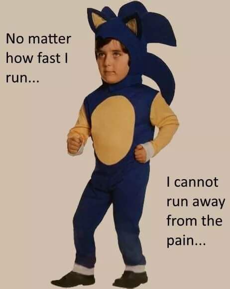 You can never run away from the pain | Sonic the Hedgehog | Know Your Meme