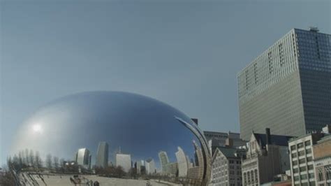 Reflection Skyline On Chicago Bean On Stock Footage Video (100% Royalty-free) 1095673171 ...