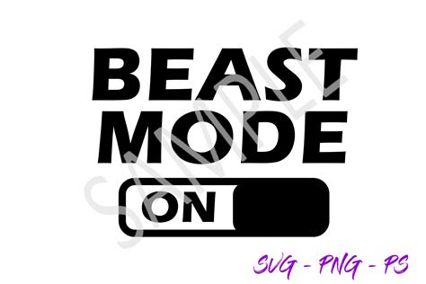 Beast Mode SVG - Etsy