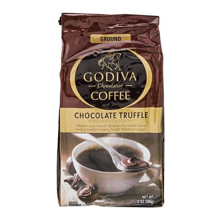 Godiva Chocolatier Chocolate Truffle Ground Coffee, 12.0 OZ - Walmart.com